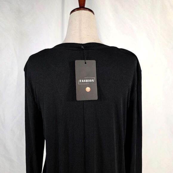 Gypsy Style Slinky BabyDoll Dress with Fluted Arms Size Small - Picture 8 of 10